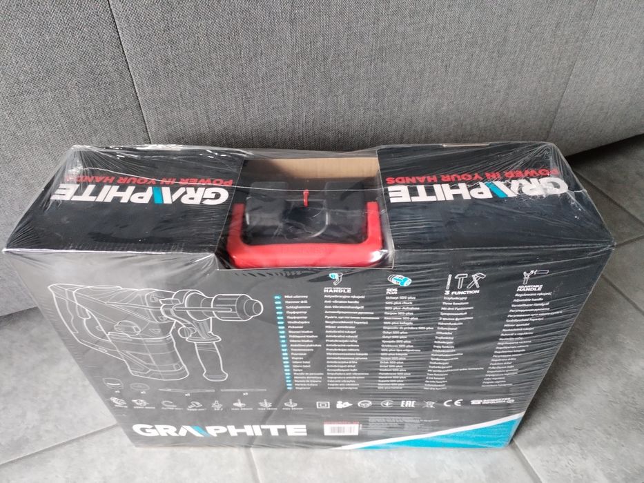 Młot udarowy SDS+ 1500W, walizka 58G862 Graphite