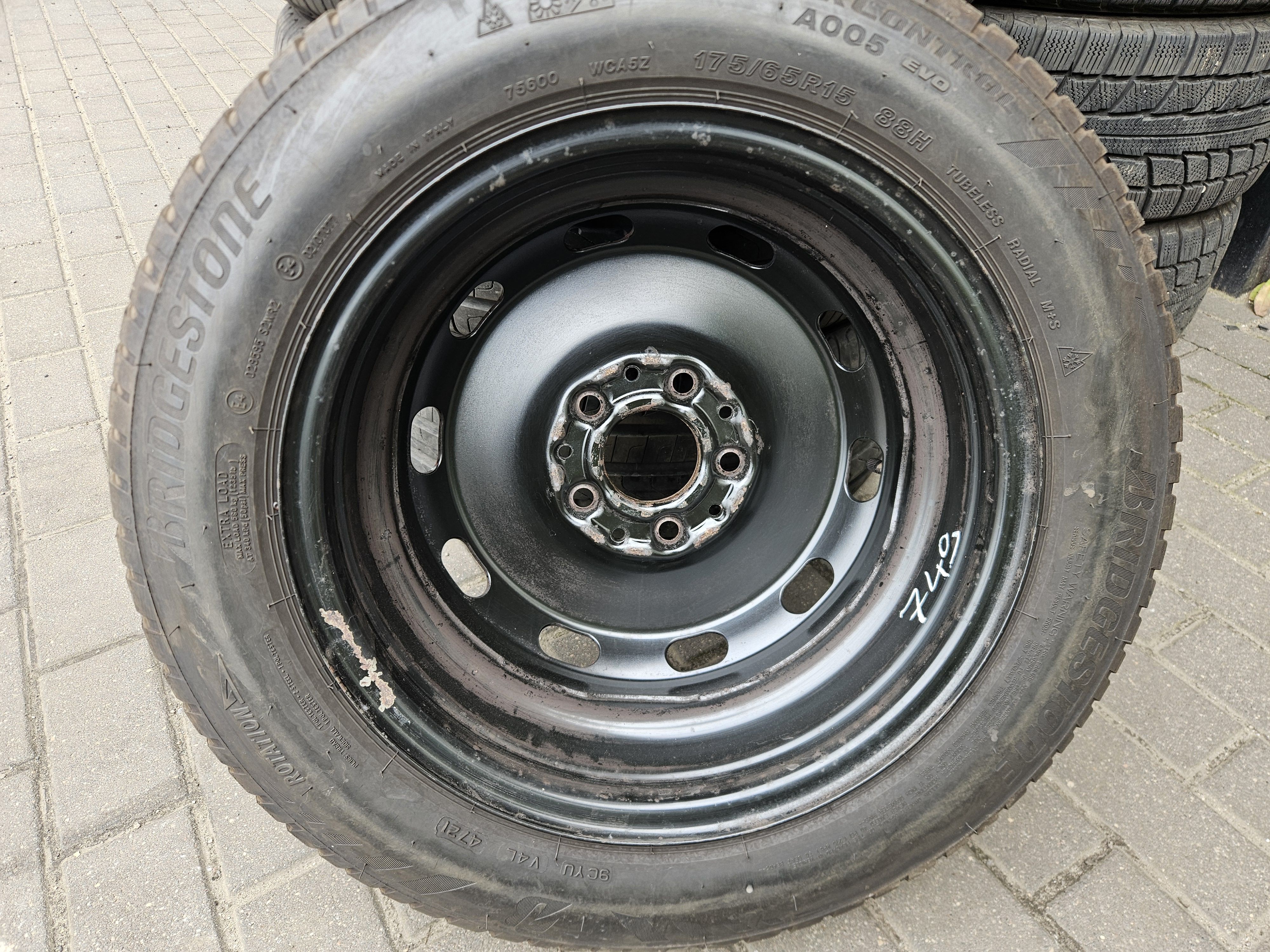 4x Felgi stalowe MINI OE 5.5 x 15 5x112 ET46 Cooper / One + TPMS [749]