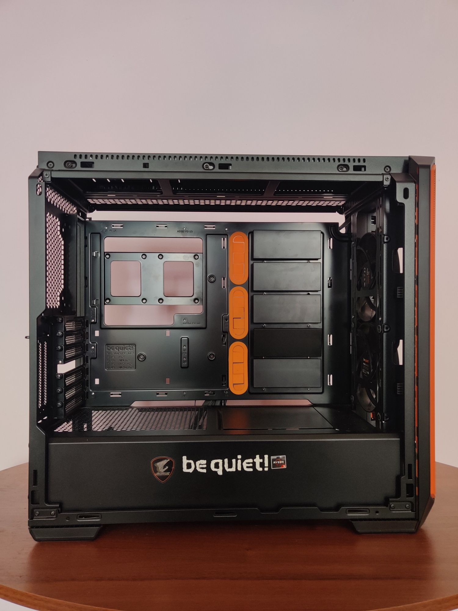 Комп'ютерний корпус Be Quiet Silent Base 601 Black-Orange