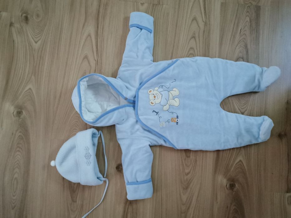 Kombinezon dla dziecka+czapka.