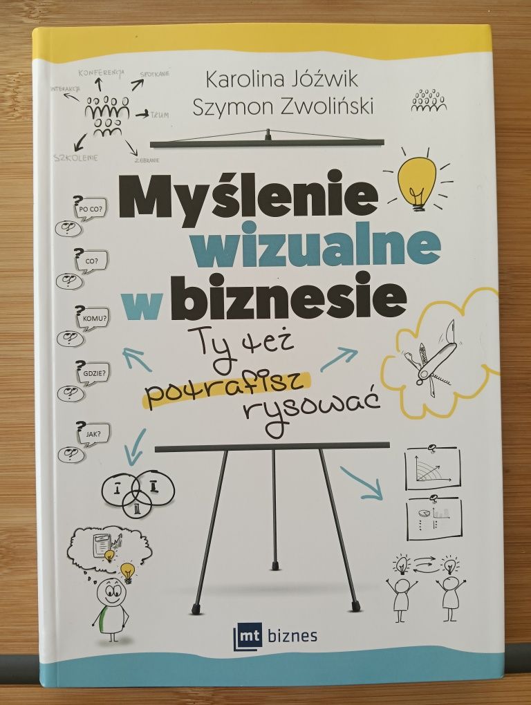 Książka "Myślenie wizualne w biznesie" K. Jóźwik i Sz. Zwoliński