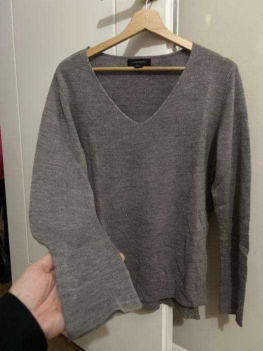 Szary cienki sweterek z dekoltem Primark/Atmosphere 44