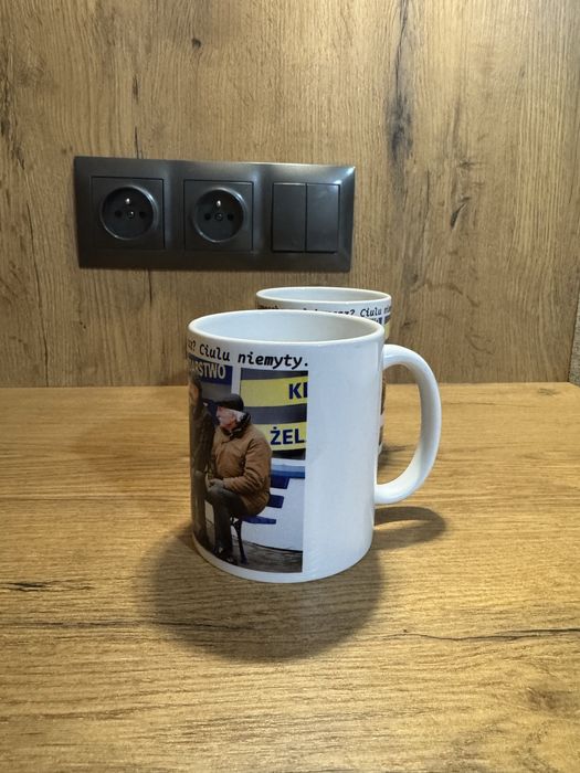 Zestaw 2 kubki ceramiczne z motywem z serialu Ranczo nowe 330 ml