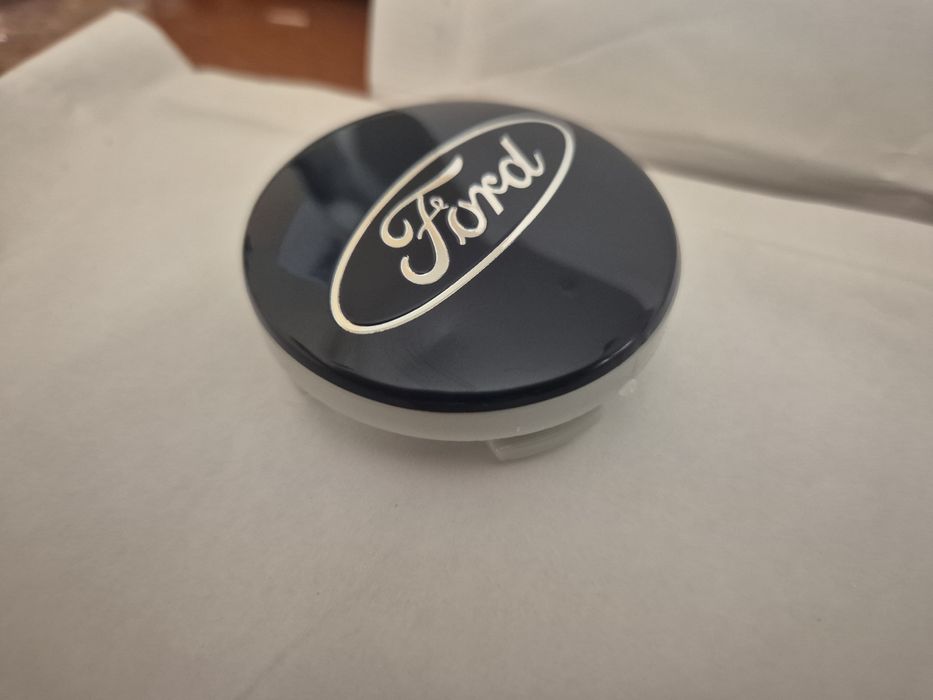 dekielki kapsle kołpaki do alu felg Forda średnica 5,2/5,4 cm granatow