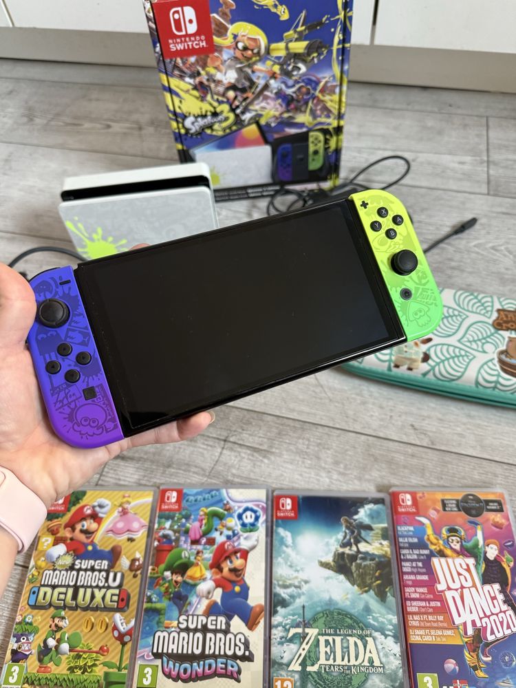 Nintendo switch oled splatoon 3