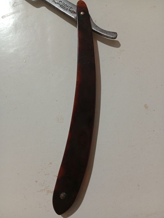 Бритва опасная "Спорт" вторая бритва 1951 года  "Моск" в идеале