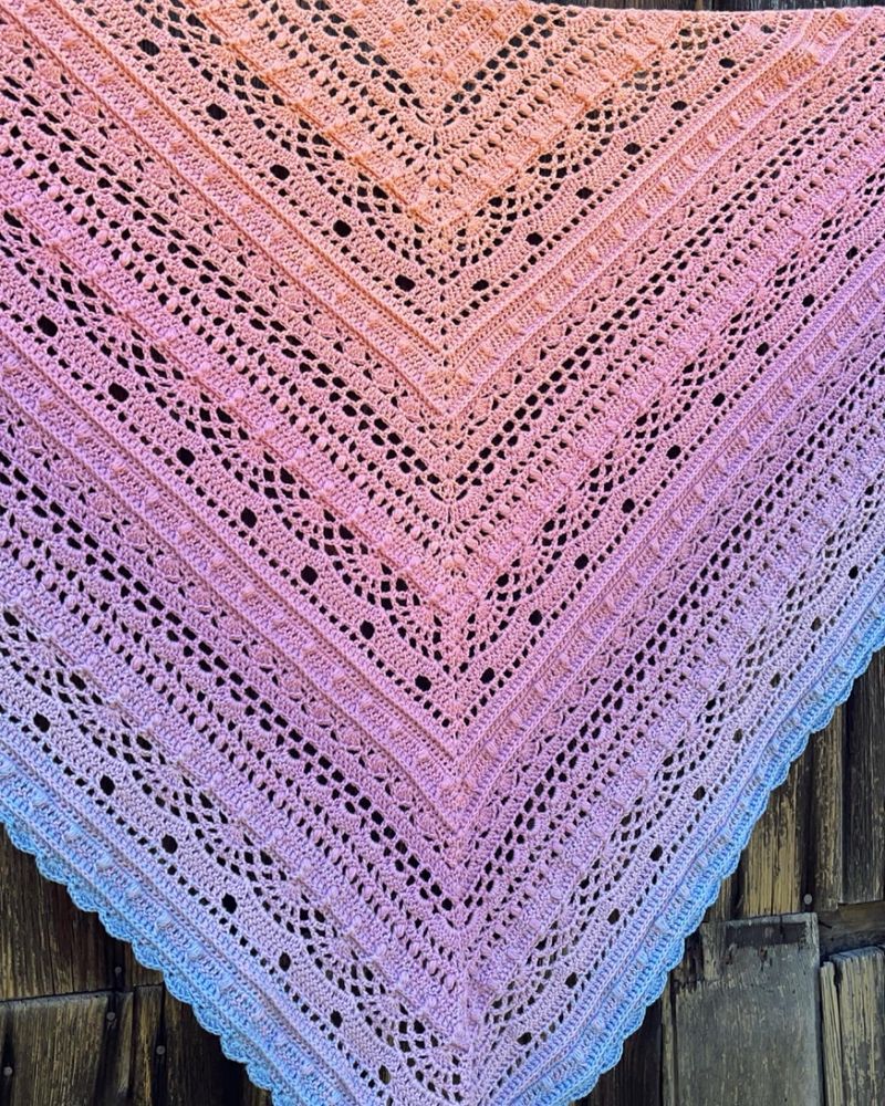Chusta szydełkowa handmade