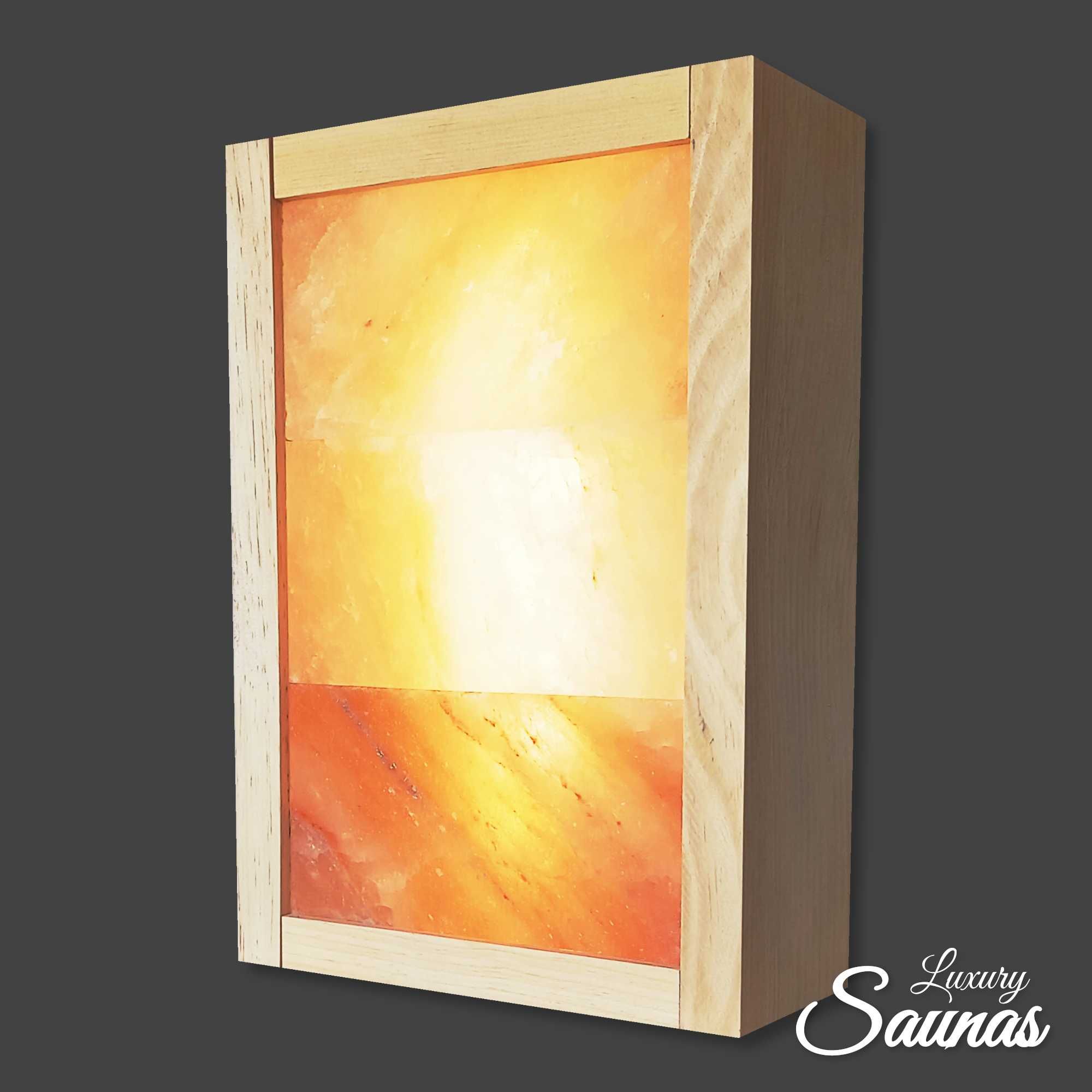 Lampa solna do sauny z solą himalajską rozmiar XL + długi kabel!