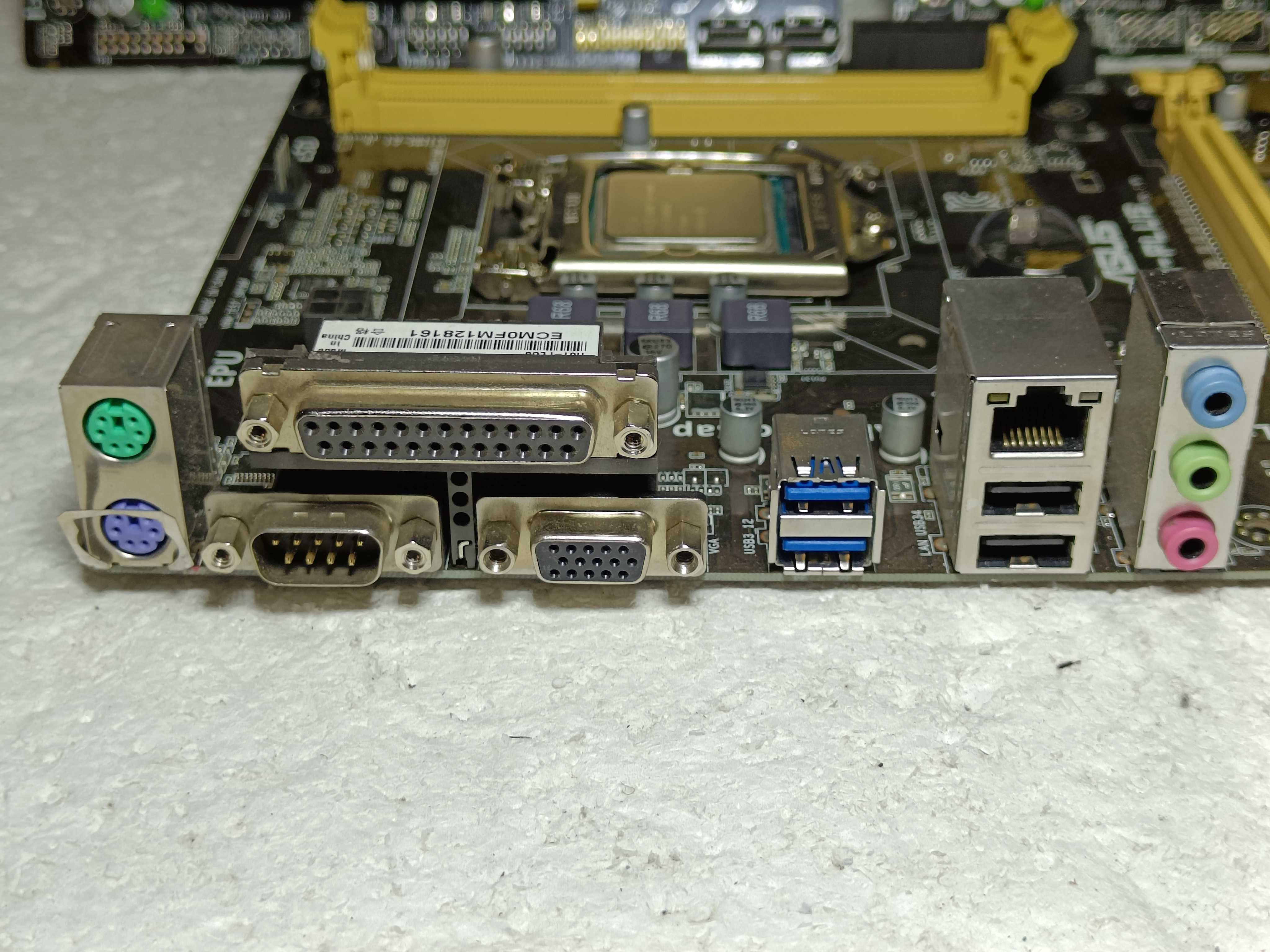КОМПЛЕКТ Материнська ASUS H81-PLUS + процесор i5-4590 i3-4170 LGA1150