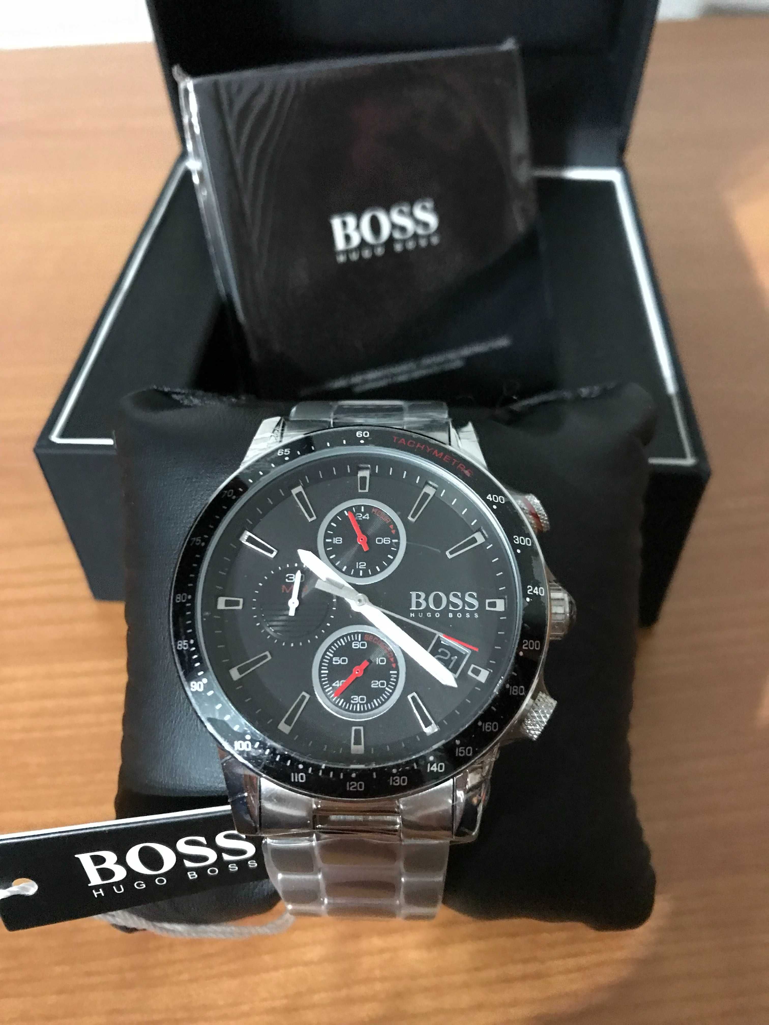Relógio Hugo Boss Prateado & Preto