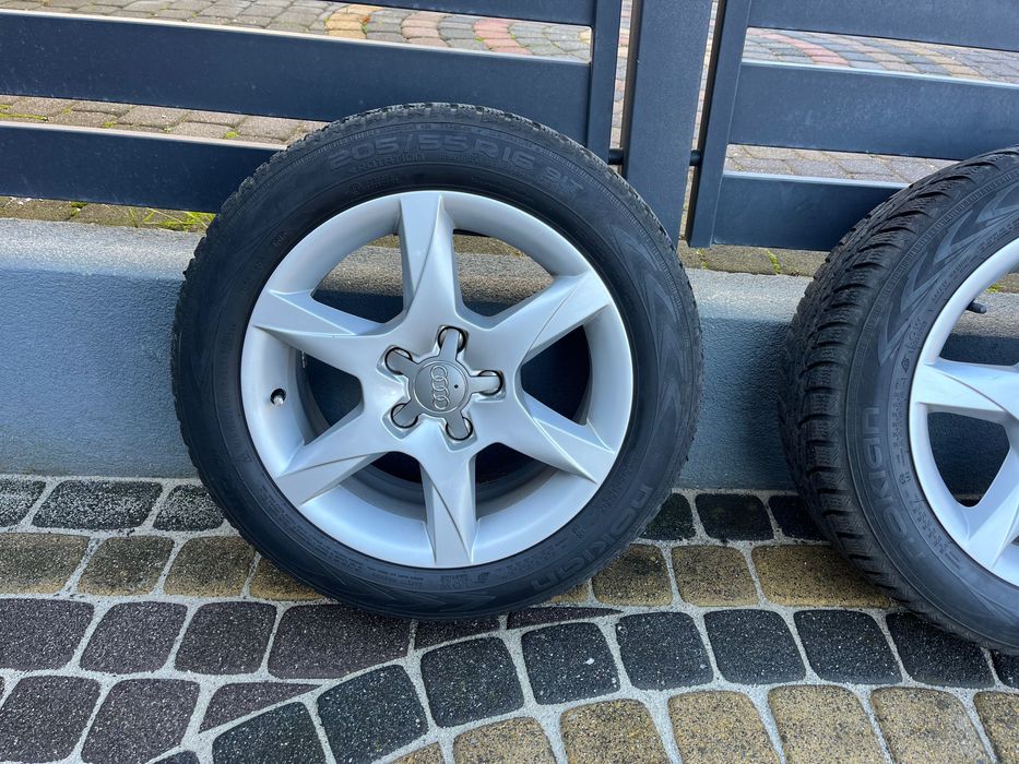 Alufelgi + Opony Koła 205/55 R16 5x112 Zimowe Audi A3,A4,A6