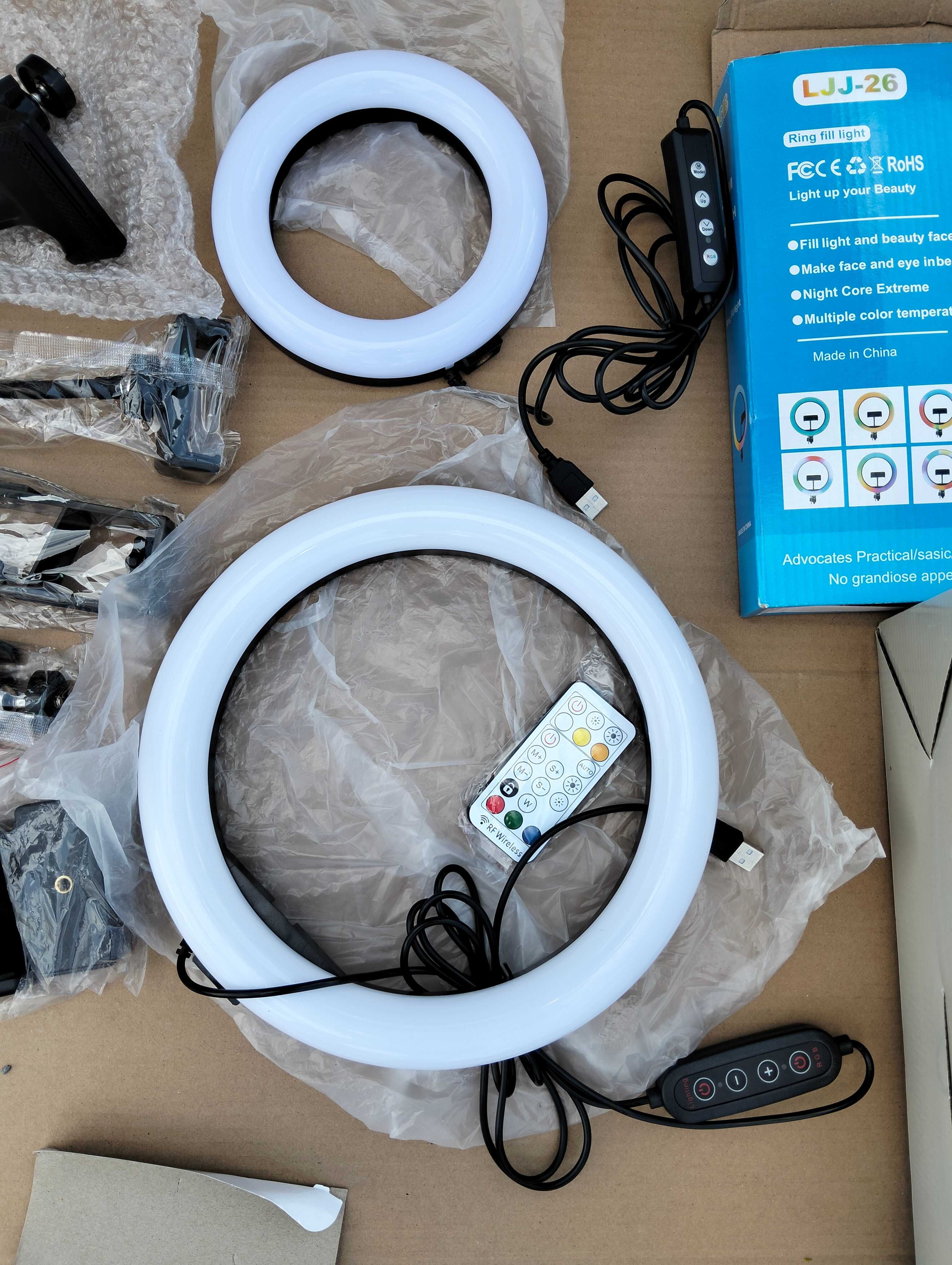 Lampa pierścieniowa RING LED USB  statyw selfie tripod