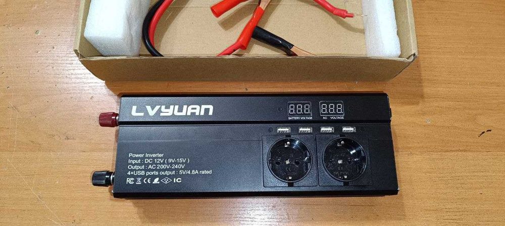 Iнвертор Lvyuan Power Inverter 2600W