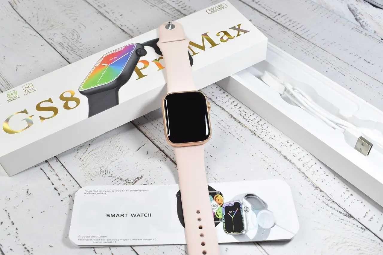 Smart watch gs8 Pro Max Розумний годинник 8-го покоління Pink