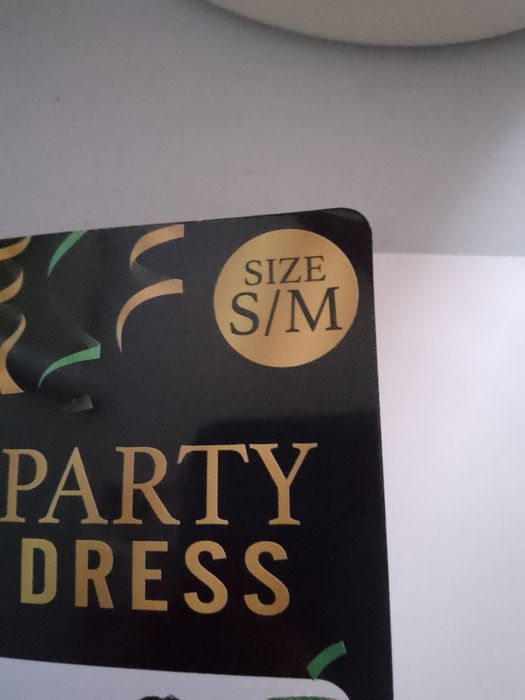 Super strój damski na imprezę Sylwestrową SZAMPAN