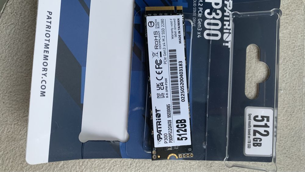 SSD-накопичувач PATRIOT P320 512 GB