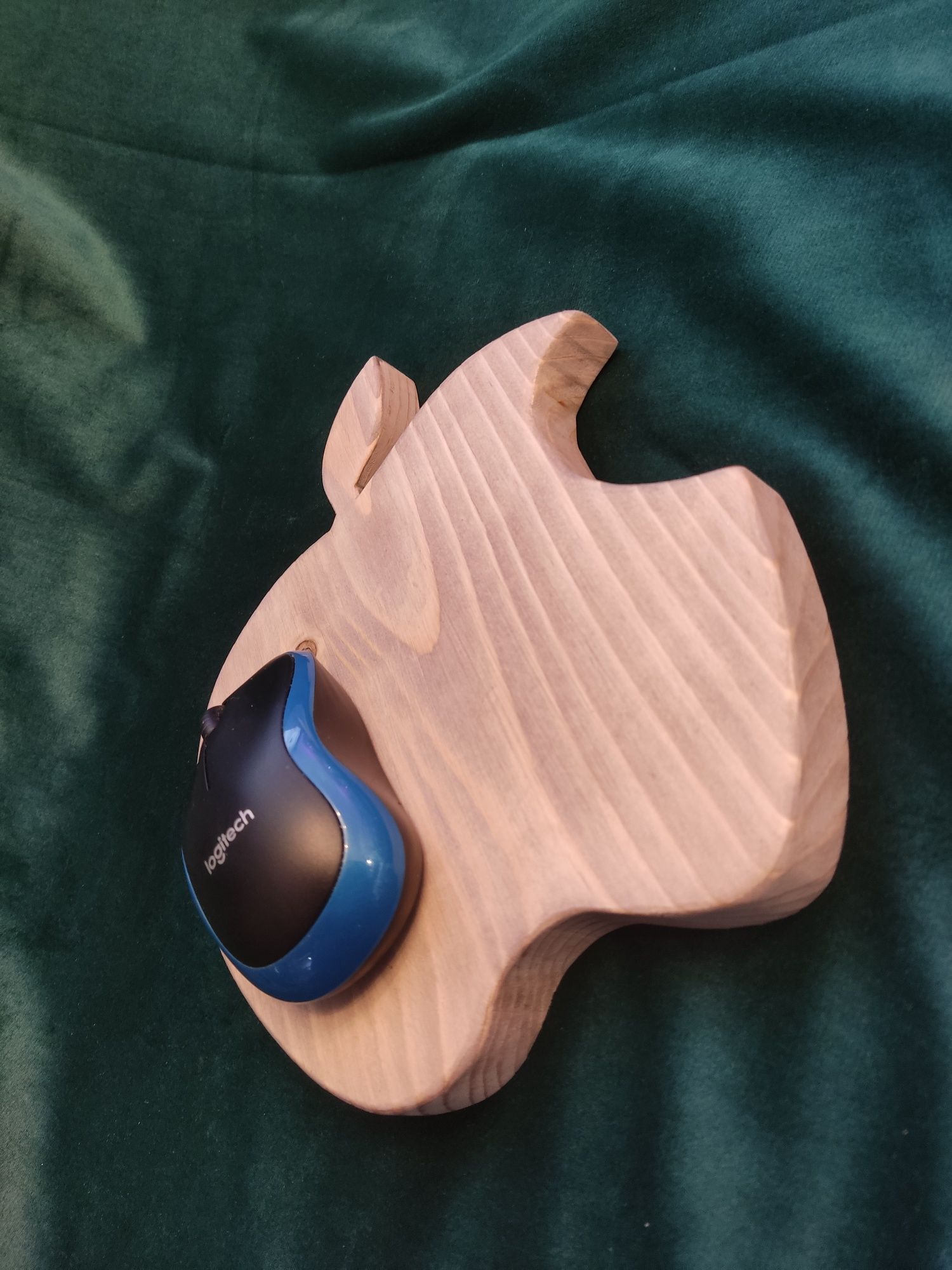 Podkładka pod myszkę / deska dekoracyjna rustykalny dąb Handmade Apple