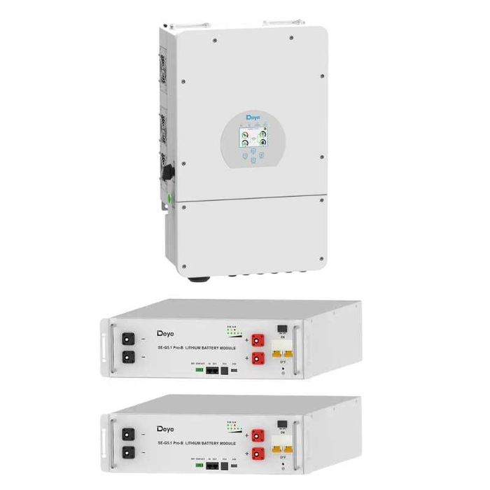 Готовий безперебійник 8 кВт   Deye + 10,24 кВт⋅год LiFePO4 |