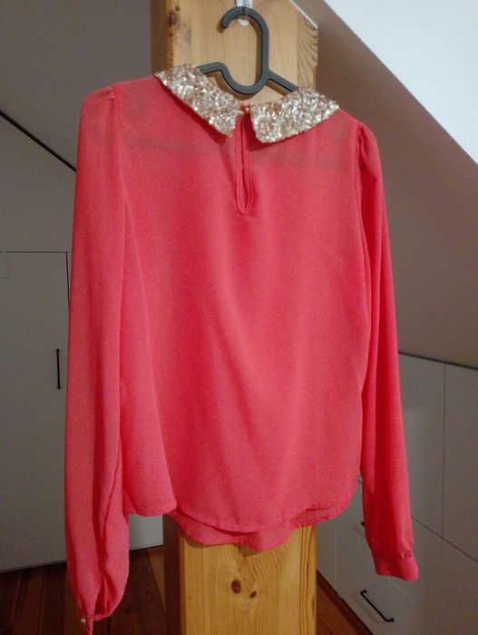 Bluzka S złoto łosoś