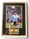 Moldura Diego Maradona com Autógrafo (A4(