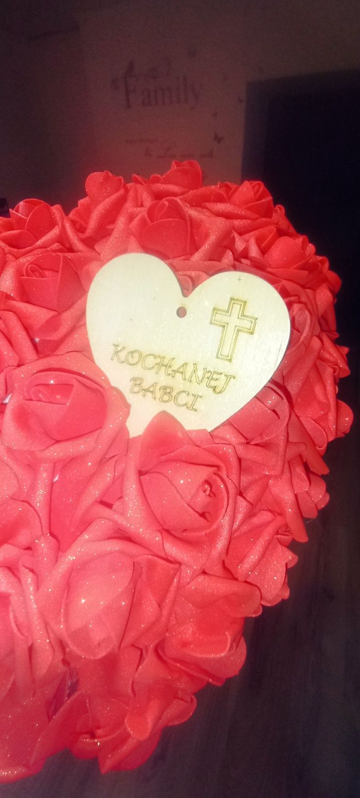 Dzień matki serce wiązanka na grób pomnik