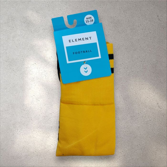 Skarpety / getry piłkarskie, żółte Hummel rozm. 35 - 38