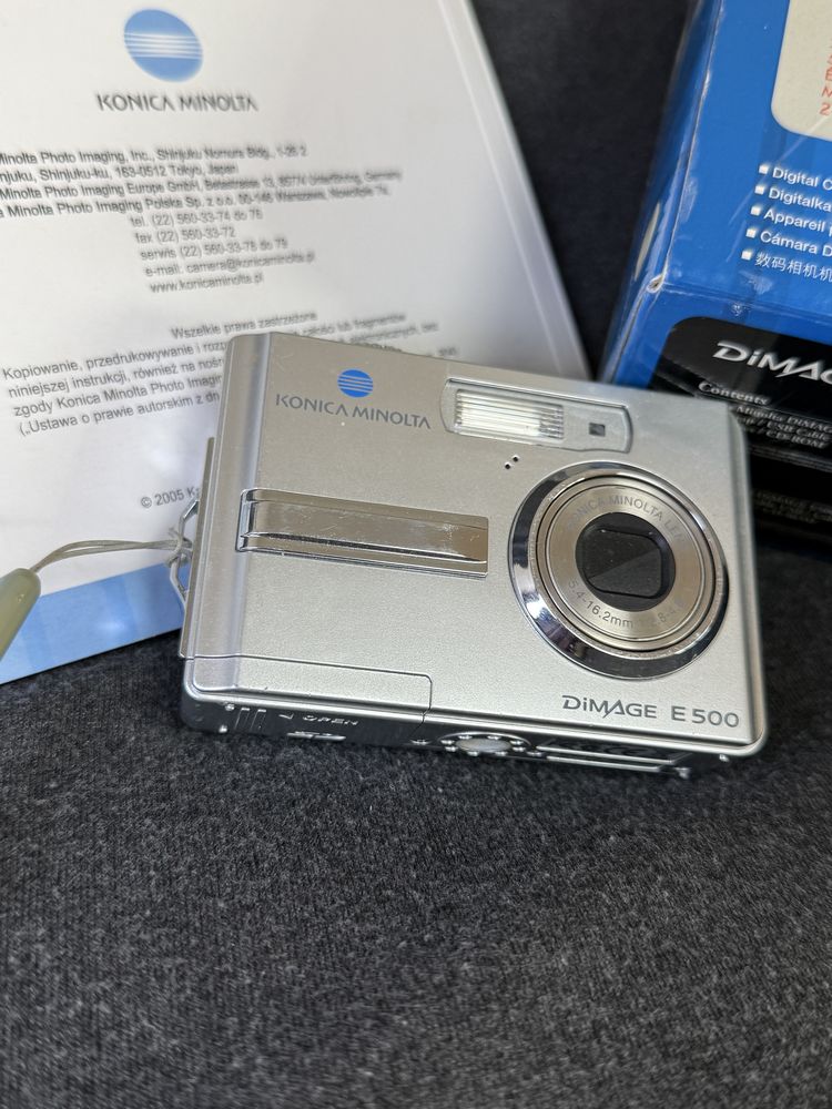 Konica Minolta Dimage E500 – Klasyka cyfrowej fotografii!