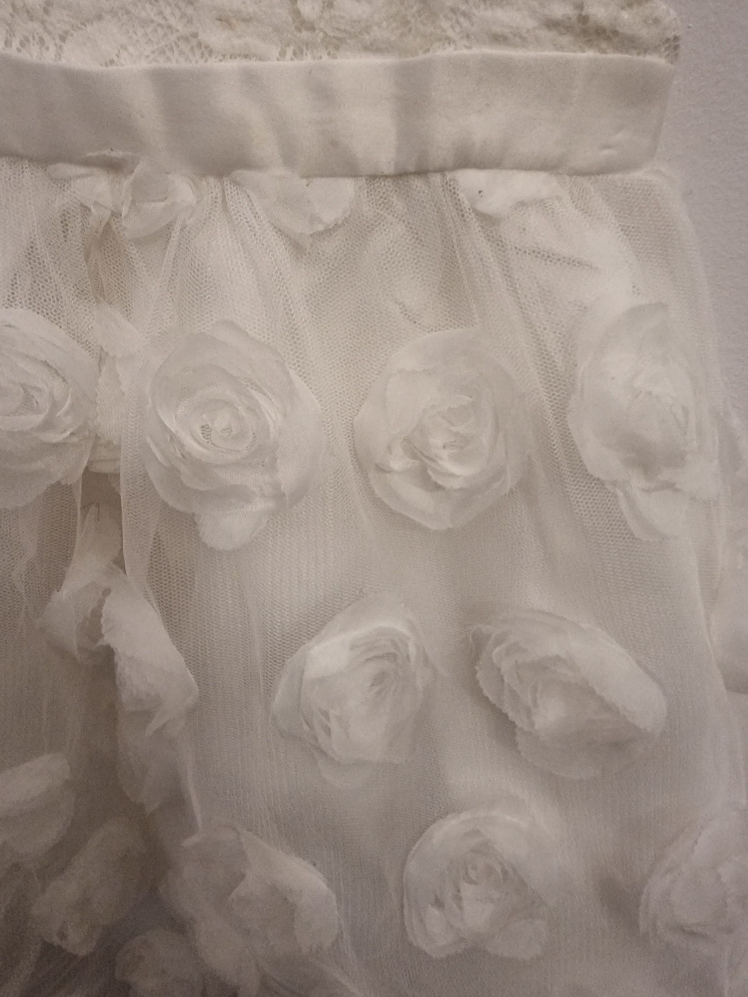 Biała sukienka rozmiar 92 chrzciny wesele bal
