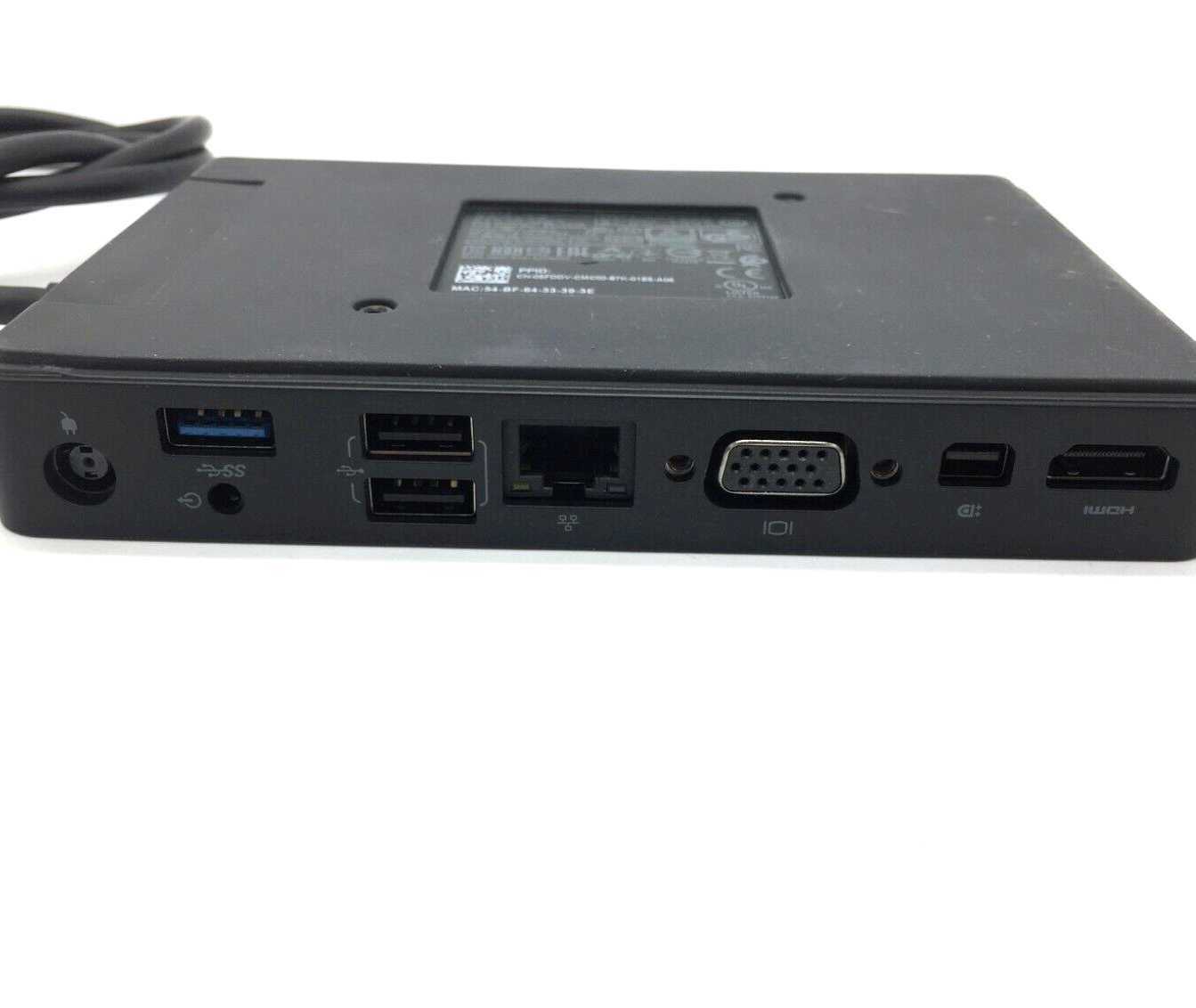 Dell 4K USB-C K17A001 130w WD15 K17A Thunderbolt Док станція (426013)