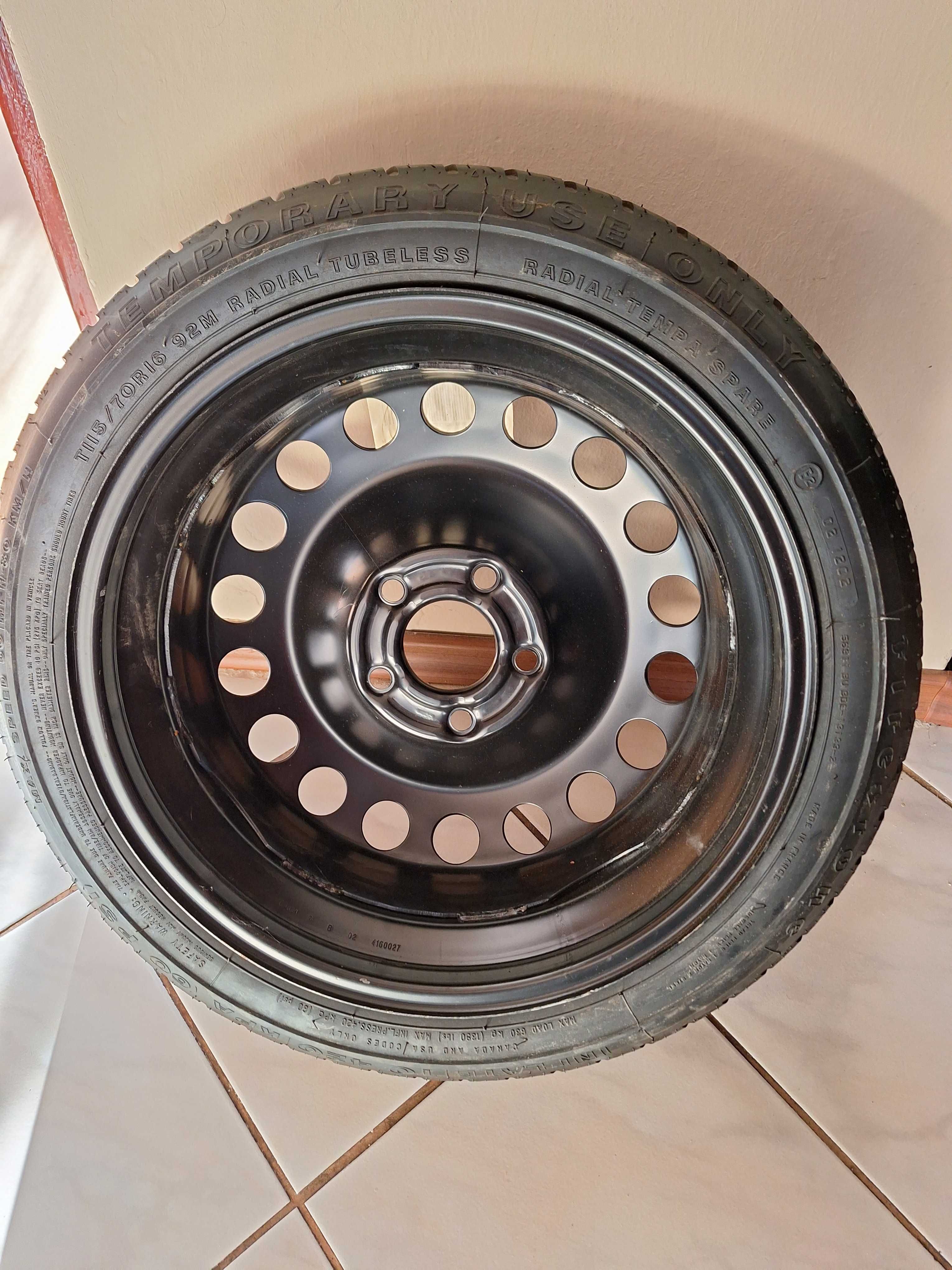 Koło dojazdowe 115/70 R 16 Opel Vectra C