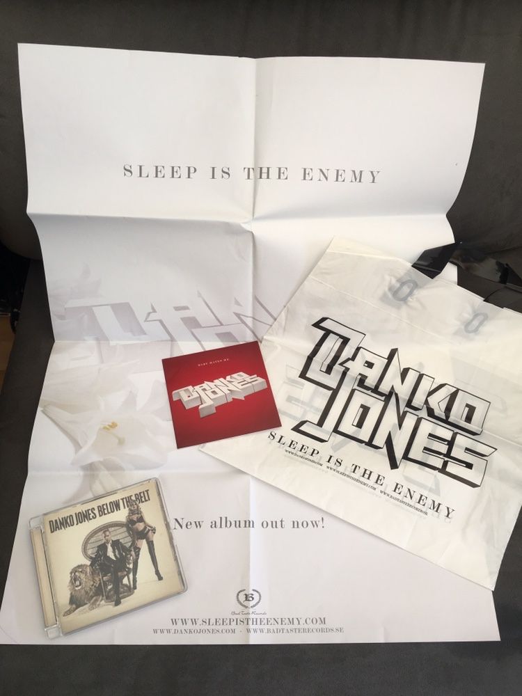 CD - Danko Jones - Below the Belt + Single e Promo Material