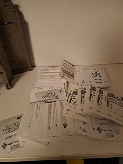 Cromos "Fome de vencer"