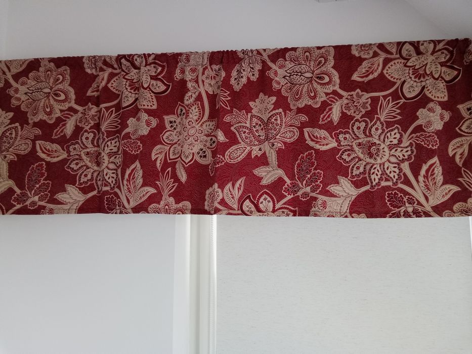 2x zasłona panel 3x lambrekin paisley boho hippie