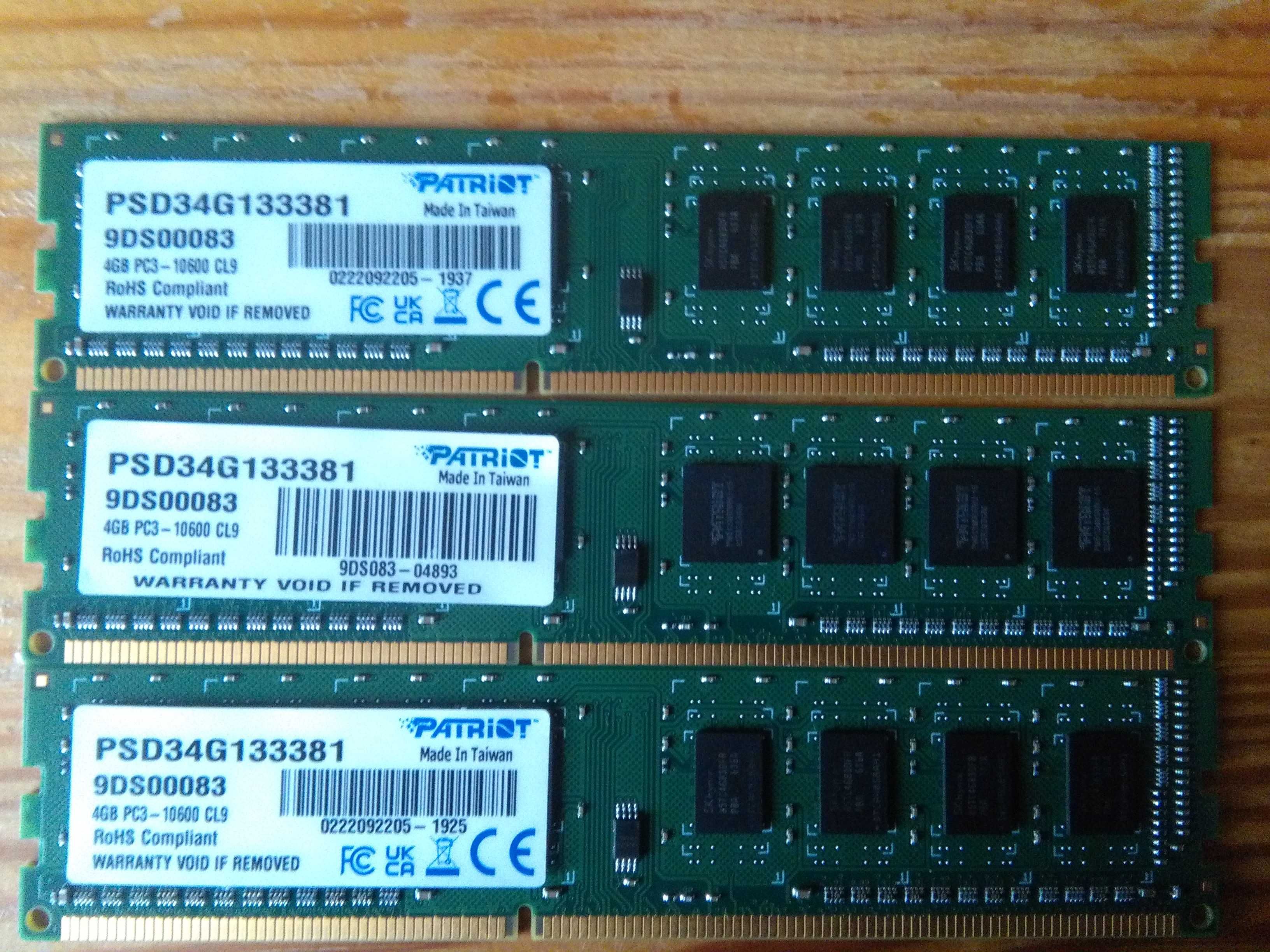 Pamięć RAM Patriot DDR3 4 GB