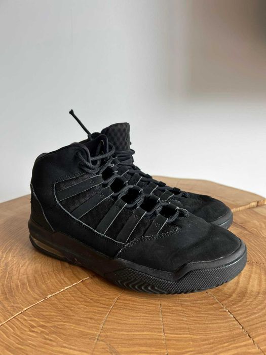 buty sportowe adidasy Jordan czarne zamsz zamszowe
