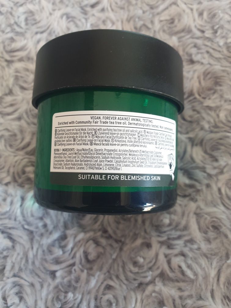 The body shop maska z olejem z drzewa herbacianego