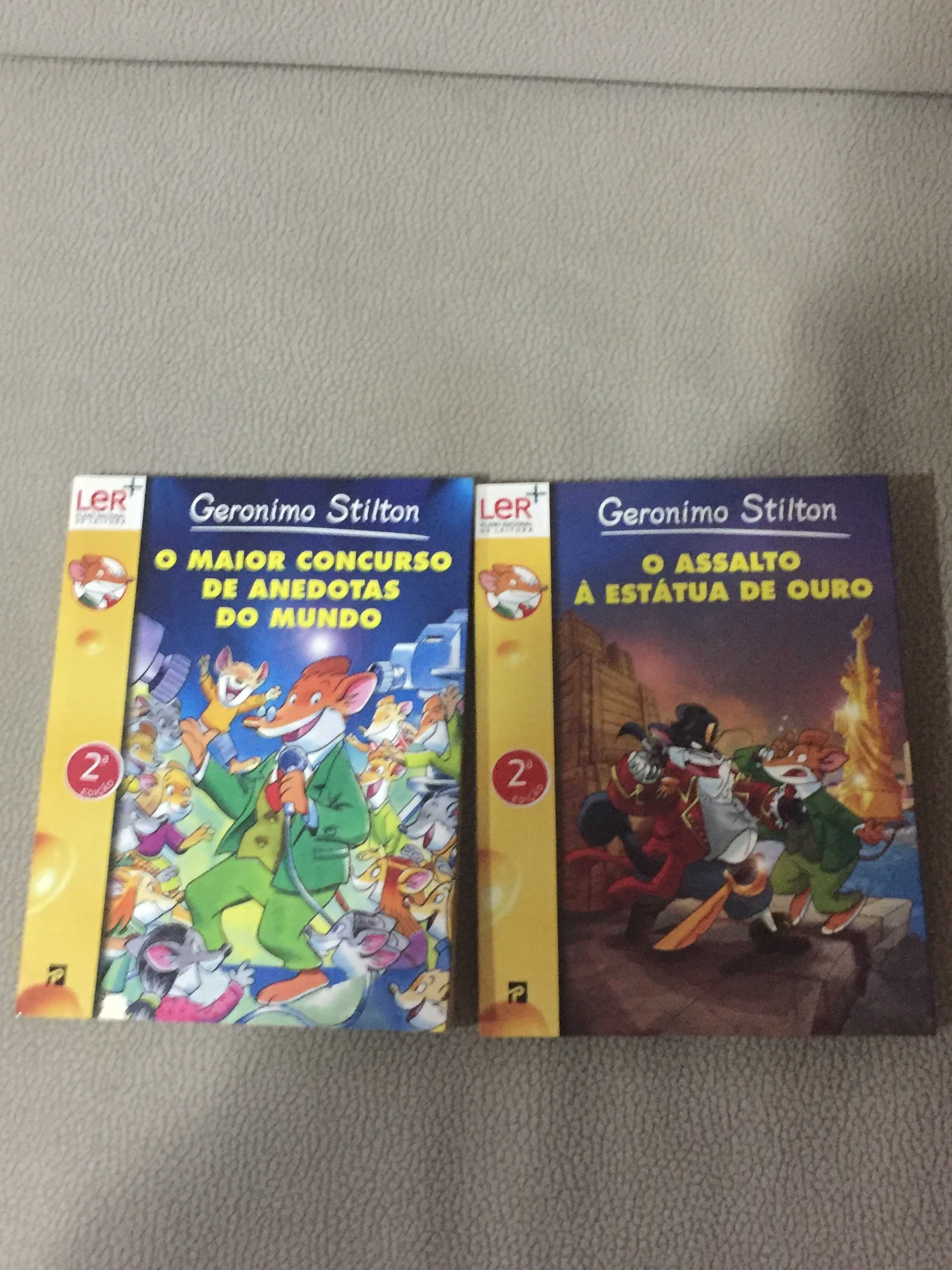 Livros do Geronimo stilton 2ª edição (como novos)