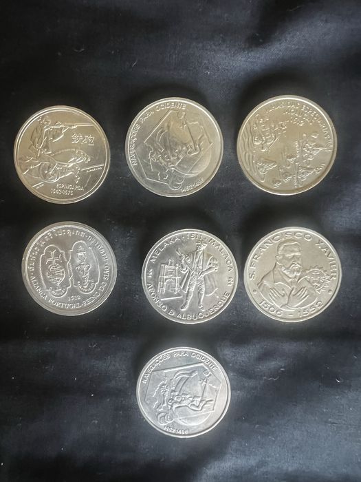 Moedas 200 escudos Serie Descobrimentos Portugueses