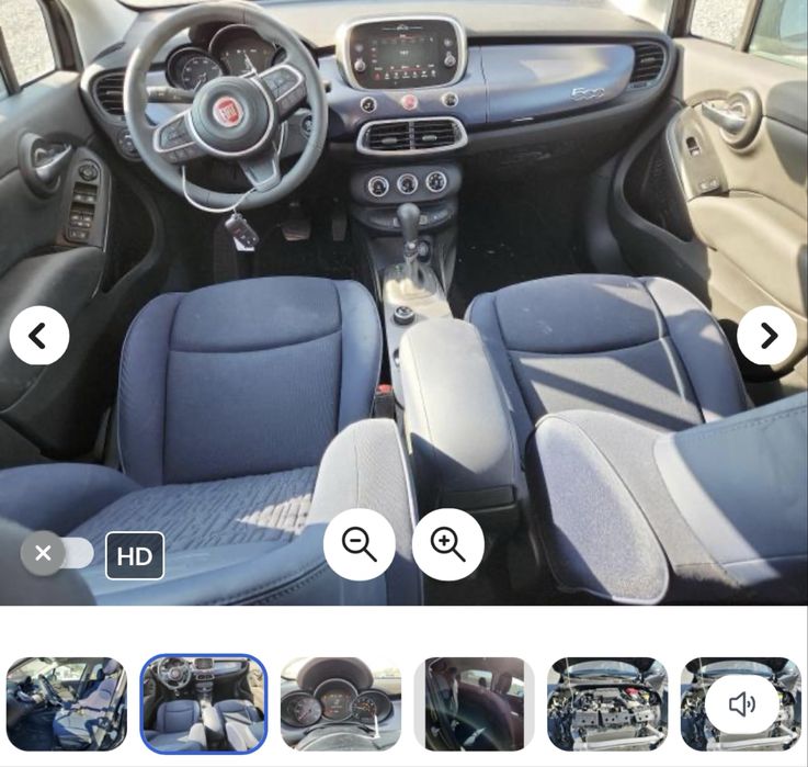 Автомобіль Фіат зі США Fiat 500x POP AWD