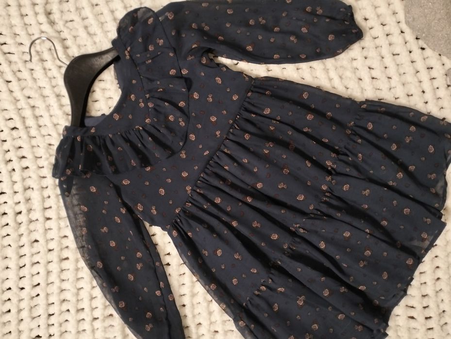 Шифонова святкова сукня на дівчинку 5-6 р.