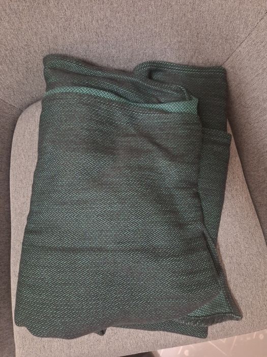 Zielona chusta tkana  lennylamb