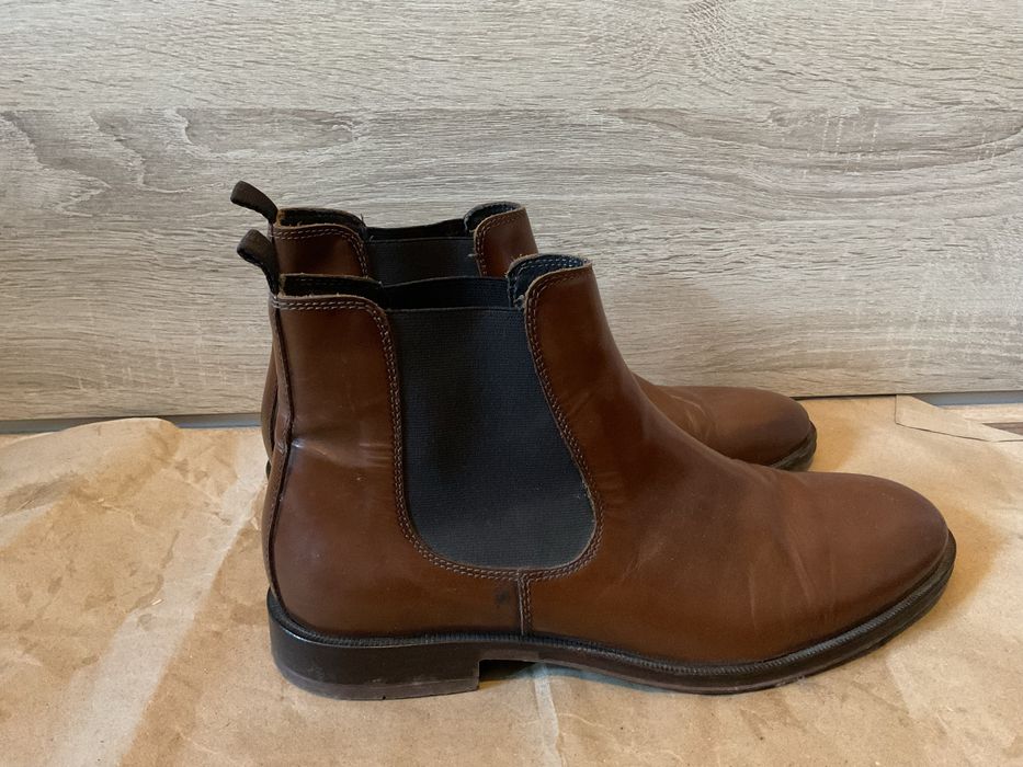 Buty skórzane męskie