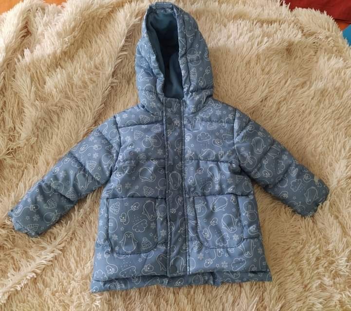Зимовий набір для хлопчика курточка і чобітки)