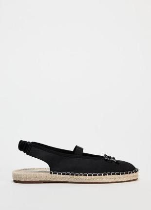Эспадрильи черные Zara 38 р.