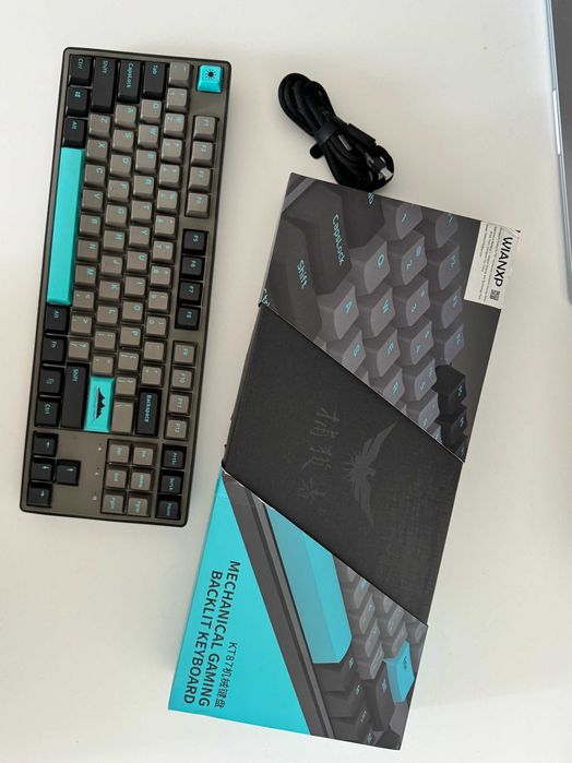Механічна клавіатура KT87 (TKL) Grey - hot-swap, RGB