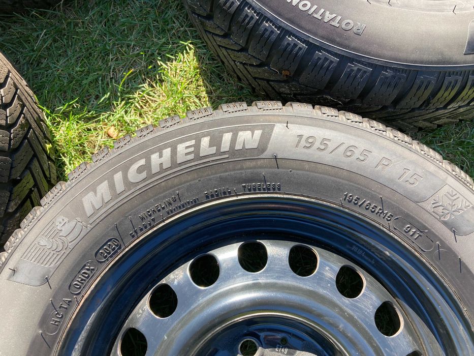 Koła zimowe opony Michelin Alpin6 195/65/15 + felgi 5x112 6,5J ET49
