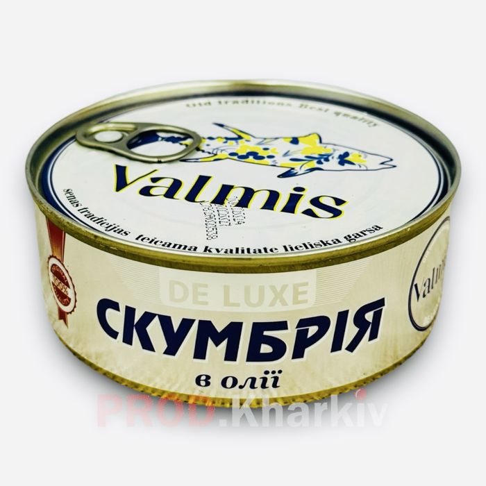 Скумбрия в Масле valmis deluxe 240 грамм