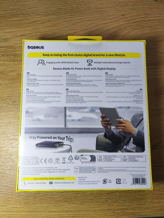 Baseus Оригінал 100W Powerbank Power Bank 100W 20000mAh павербанк ноут