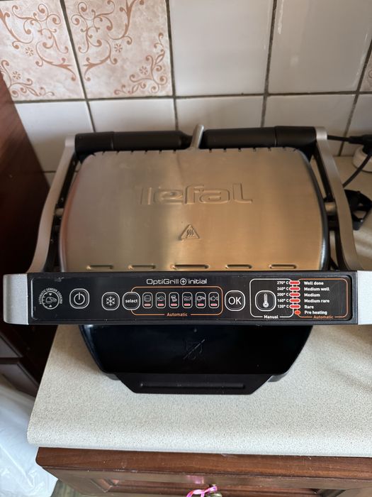 Гриль-барбекю електричний Tefal GC706D34 Optigrill+ Initial