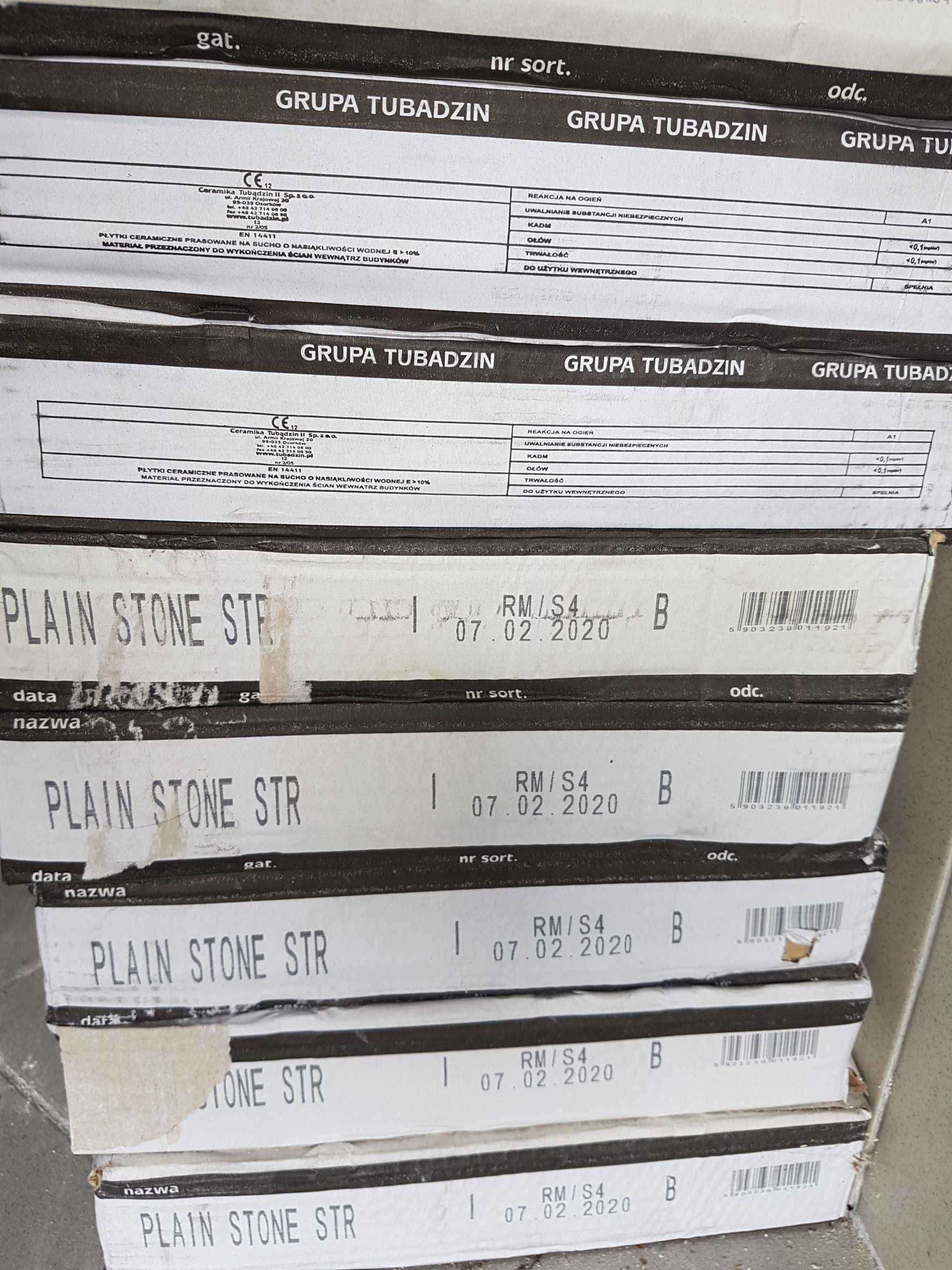Sprzedam płytki TUBĄDZIN Plain Stone STR - 11 opakowań